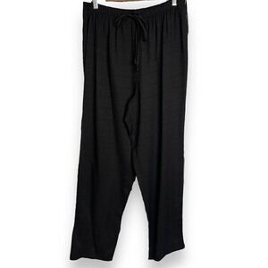 Halmode Pull On Pants Women's 14 Black Casual Dark Academia VTG Straight Leg